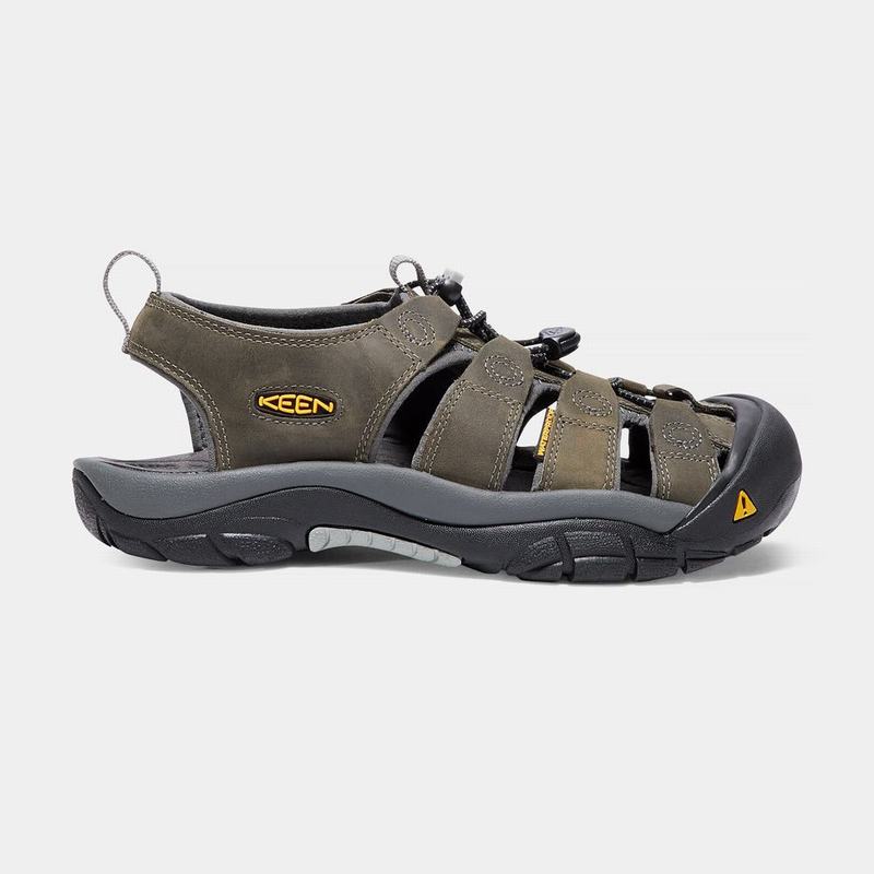 Keen Newport Mens Sandals Olive Sale (6190-KFAYX)